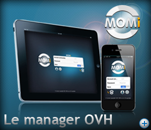 L'interface de gestion sur votre Iphone